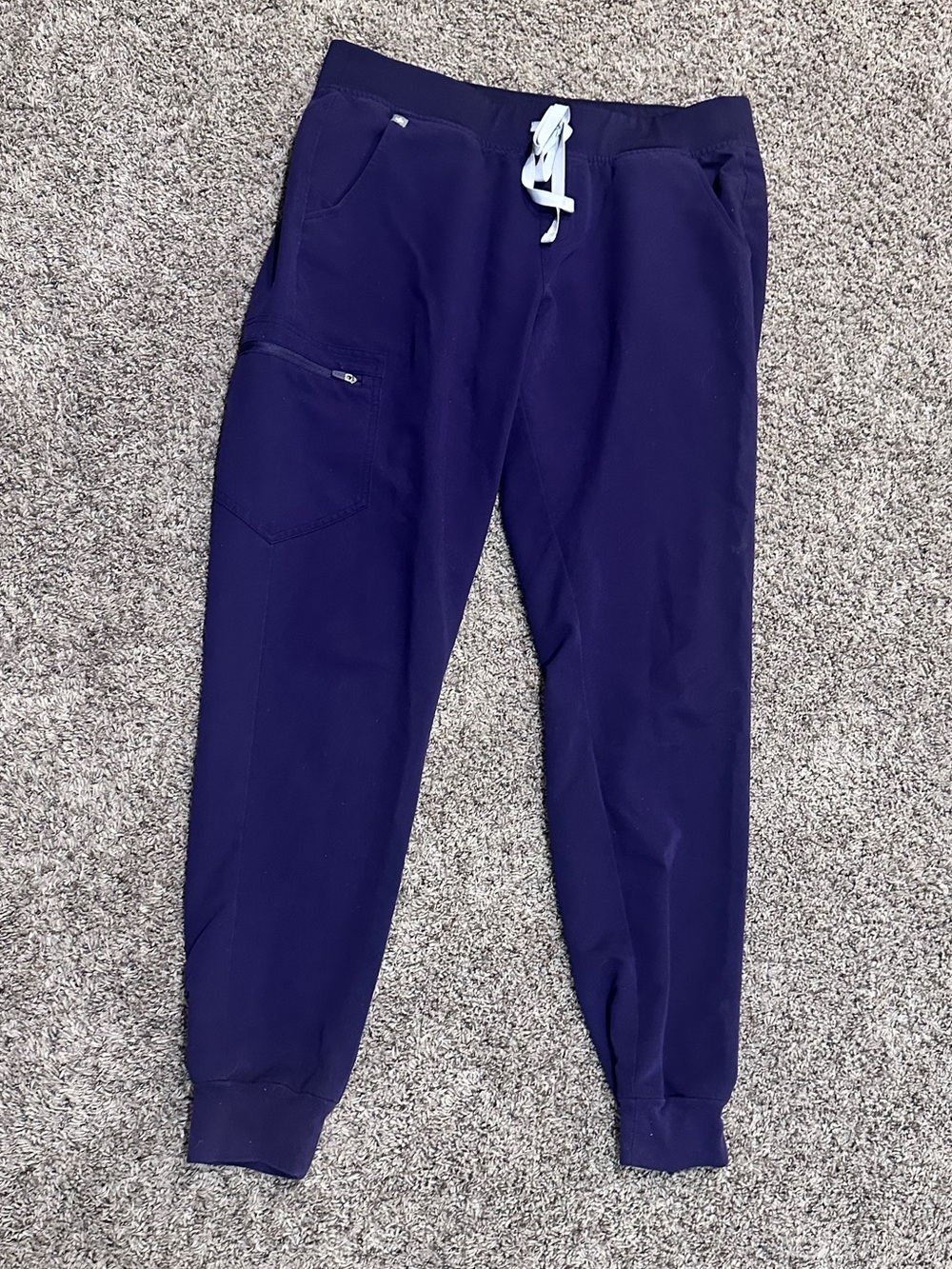 Figs Women's Purple Zamora Drawstring Jogger Pants